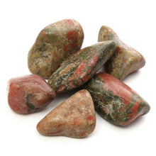 אבנים מוחלקות בצבעים שונים